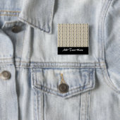 Kleines Muster auf hellgelb Button (Beispiel)