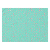 Kleines Muster der Weihnachtsflamingo-Drehung Tischdecke (Vorderseite (Horizontal))