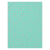 Kleines Muster der Weihnachtsflamingo-Drehung Tischdecke (Vorderseite)