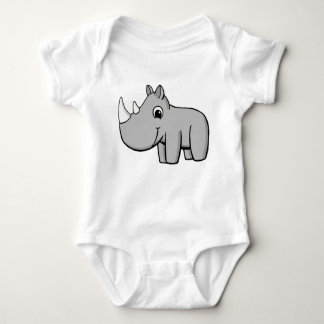 Kleines Nashorn Baby Strampler
