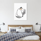 Kleines Nickerchen Leinwanddruck (Insitu (Schlafzimmer))