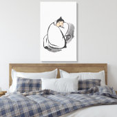 Kleines Nickerchen Leinwanddruck (Insitu (Schlafzimmer))