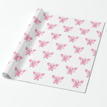Kleines niedliches rosa Schwein