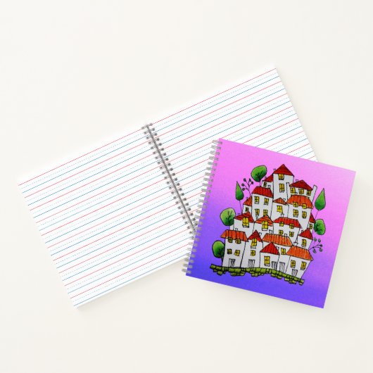 Kleines Notebook (Doodle - Handgezeichnet) Notizblock (Innenseite)