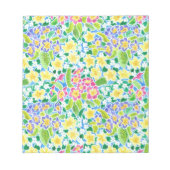 Kleines Notepad oder Jotter, Hübsches Primroses-Mu Notizblock (Vorderseite)