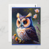 kleines Ohr Postkarte (Vorne/Hinten)