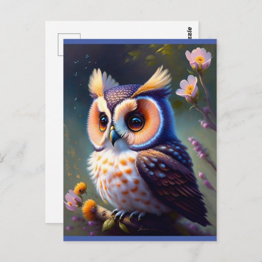 kleines Ohr Postkarte (Vorne/Hinten)