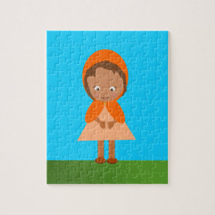 Kleines Orange Riding Hood Foto Puzzle