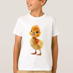 Kleines Oranges Entlein Kinder T-Shirt