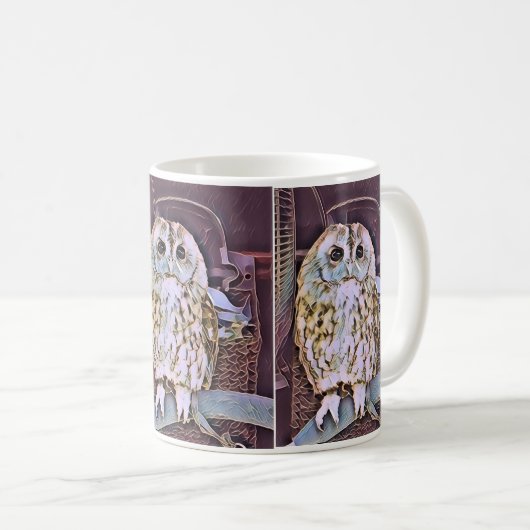 KLEINES OWL KAFFEETASSE (VorderseiteRechts)