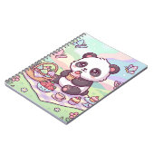 Kleines Panda-Picknick Notizblock (Linke Seite)