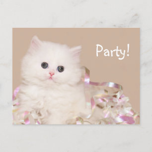 Kleines Party! Einladungspostkarte