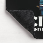 Kleines Pecker Club Shirt vorne und hinten Mousepad (Ecke)