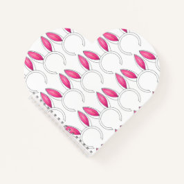 Kleines Personalisiertes Baby Dusche Pink Ohr Notizblock