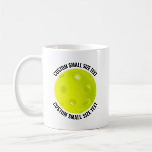 Kleines Personalisiertes Text Pickleball 325 ml Be Kaffeetasse