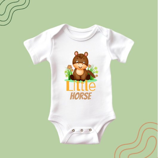 Kleines Pferd Baby Strampler