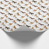 Kleines Pferd fohlt Packpapier (Ecke)