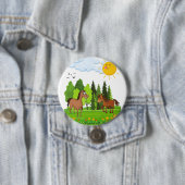 Kleines Pferdedesign für Kinder Button (Beispiel)