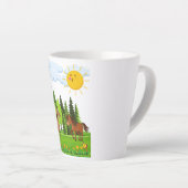 Kleines Pferdedesign für Kinder Milchtasse (Rechte Ecke)