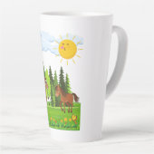 Kleines Pferdedesign für Kinder Milchtasse (Rechte Ecke)