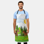 Kleines Pferdedesign für Kinder Schürze (Getragen)