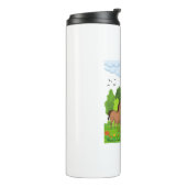 Kleines Pferdedesign für Kinder Thermosbecher (Nach links gedreht)