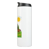 Kleines Pferdedesign für Kinder Thermosbecher (Nach rechts gedreht)