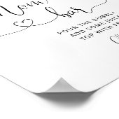 Kleines Pfirsichzeichen, Mama-osa-Bar Poster (Ecke)