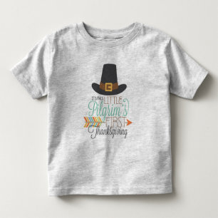 Kleines Pilgrims erster Erntedank Kleinkind T-shirt