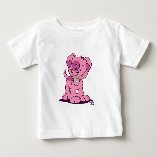 Kleines, pinkfarbenes Baby Apparel Baby T-shirt (Vorderseite)