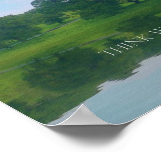 Kleines Poster denkt gut (Ecke)