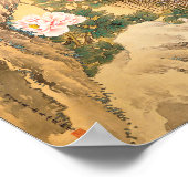 Kleines Poster japanischer Art Motif (Ecke)