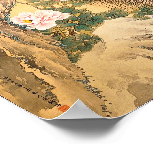 Kleines Poster japanischer Art Motif (Ecke)