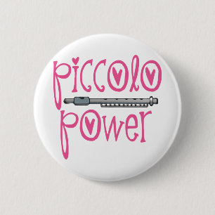 Kleines Power-Rosa Button