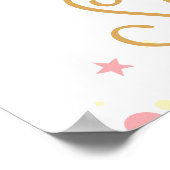 Kleines Princess Baby Dusche Begrüßungszeichen Poster (Ecke)