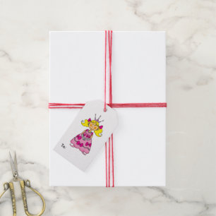 kleines Prinzessinmädchen (blondes Haar) Geschenkanhänger