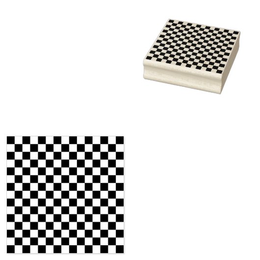 Kleines Prüfbrettmuster Gummistempel (Stempel)
