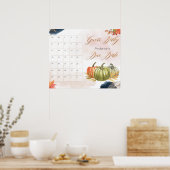 Kleines Pumping Baby Shower Ratgeber Due Date Game Poster (Küche)