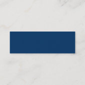 Kleines Punkt-Herz Telefonnummerkarte (Rückseite)