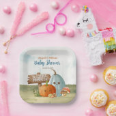 Kleines Puppen Baby Dusche Party Pappteller (Party)