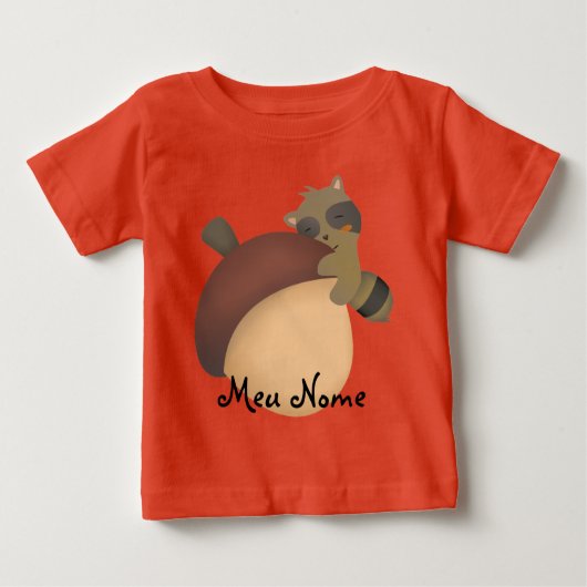 Kleines Racoon Baby Baby T-shirt (Vorderseite)