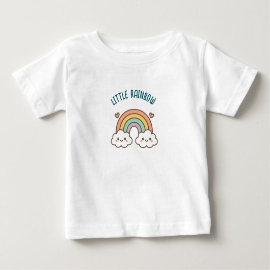 Kleines Rainbow-Hemd Baby T-shirt (Vorderseite)