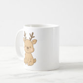 Kleines Rentier Kaffeetasse (Vorderseite Links)