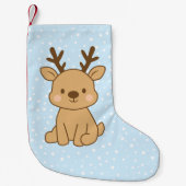 Kleines Rentier Kleiner Weihnachtsstrumpf (Vorderseite)