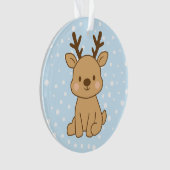 Kleines Rentier Ornament (Vorderseite)