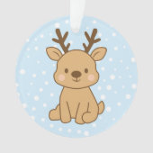 Kleines Rentier Ornament (Vorderseite)