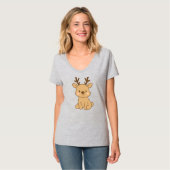Kleines Rentier T-Shirt (Vorderseite Vollansicht)