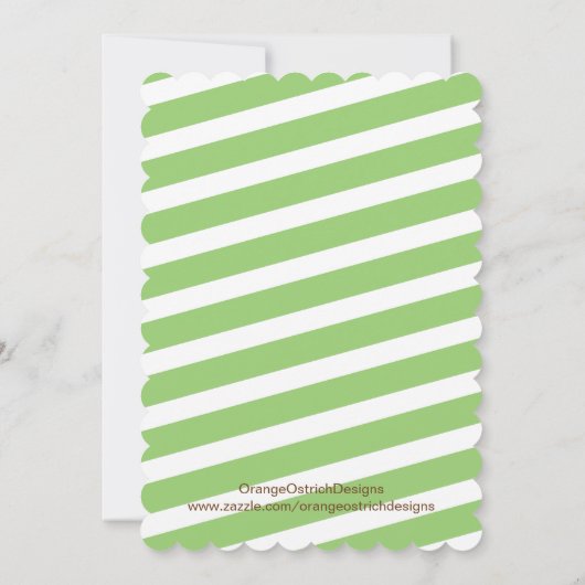 Kleines rosa Ei| Einladung zur Kinderdusche (Rückseite)