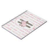 Kleines rosa Ferkel-Notizbuch Notizblock (Linke Seite)