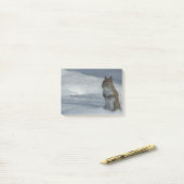 Kleines Rotes Eichhörnchen Post-it Klebezettel (Auf Schreibtisch)